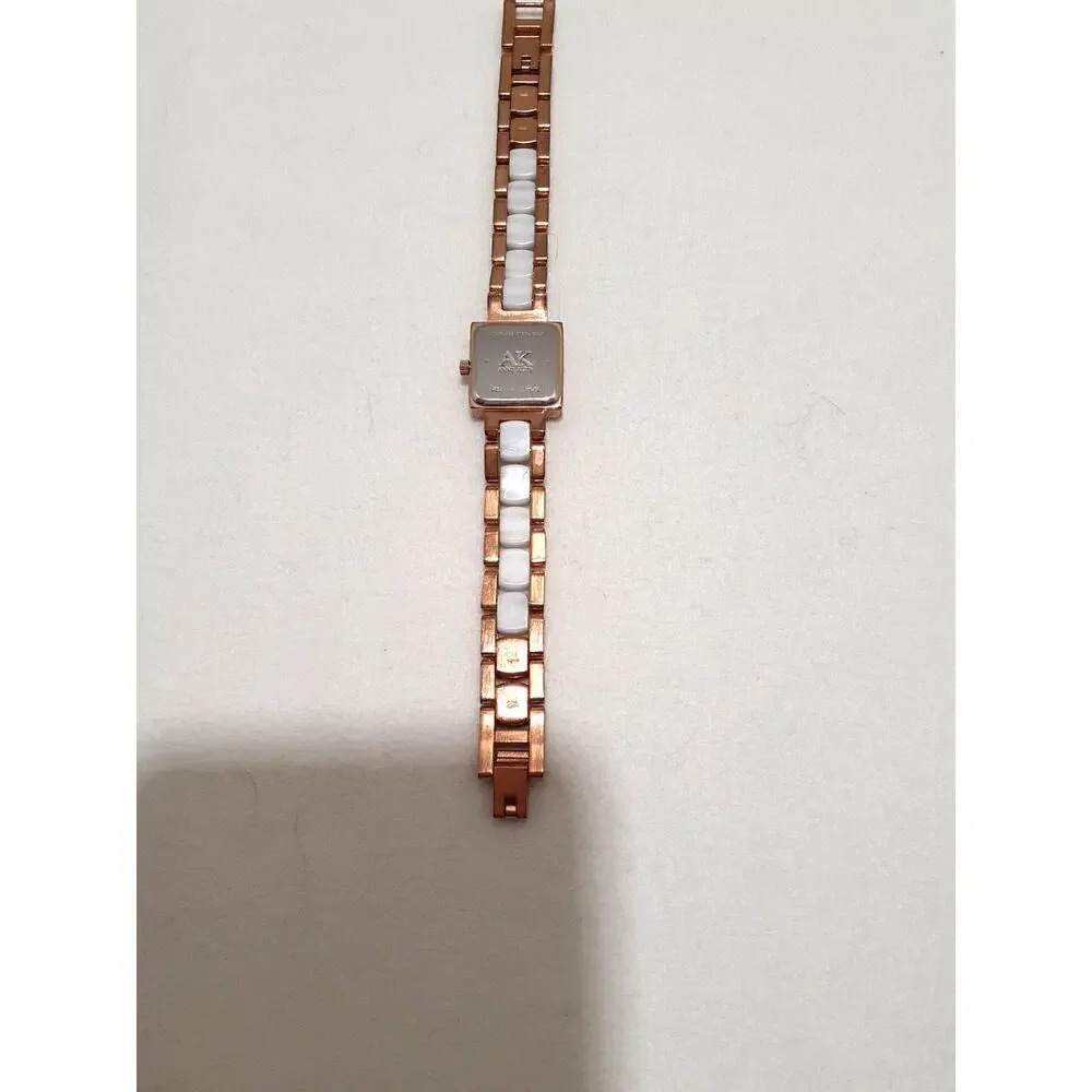 Anne Klein Ladies Wristwatch Rose Gold Tone Metal
